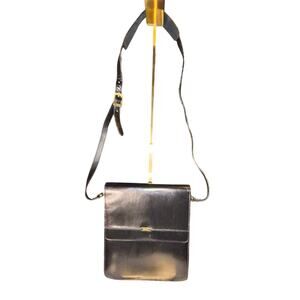 Bally Black Leather Crossbody Bag